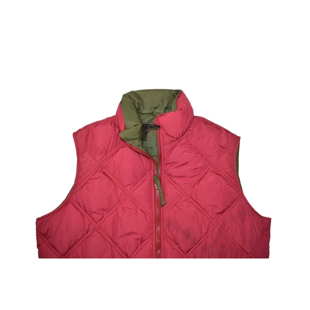 Vintage Eddie Bauer Vest Womens Medium Quilted Puffer Down Insulated Jacket - Picture 4 of 7